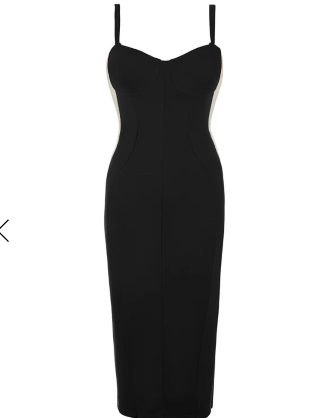 TA3 Seamed Lushy Midi Dress